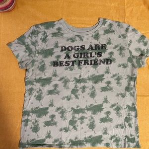 Dogs are a girls best friend t shirt (target)